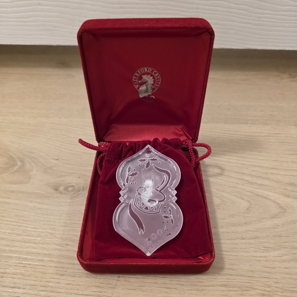 Waterford Other - Vintage Waterford Clear Crystal 2004 Christmas Drum Holiday Ornament